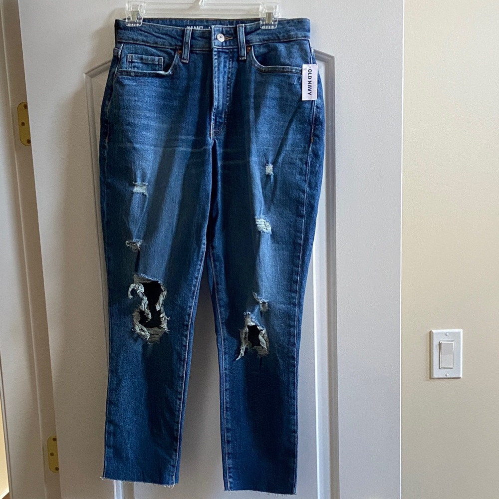 🆕 Old Navy High Rise Curvy Straight jeans size 8
